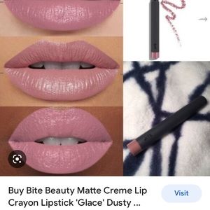 Bite Beauty Matte Crème Cream Lip Crayon Pencil in Glace